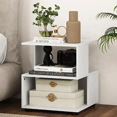 Столик тумба журнальный с открытыми полками функциональная мебель для дома Costway Luna Киев - изображение 1