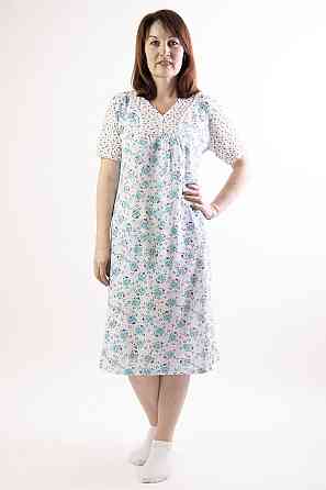 Ночная сорочка женская, 100% х/б, ассорти, топ Крохатушка одяг Киев