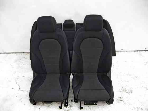 Mercedes-Benz  A2059100838 9J41 Комплект сидінь чорний шкірозамінник з сірою тканиною C-Class W205 Одесса