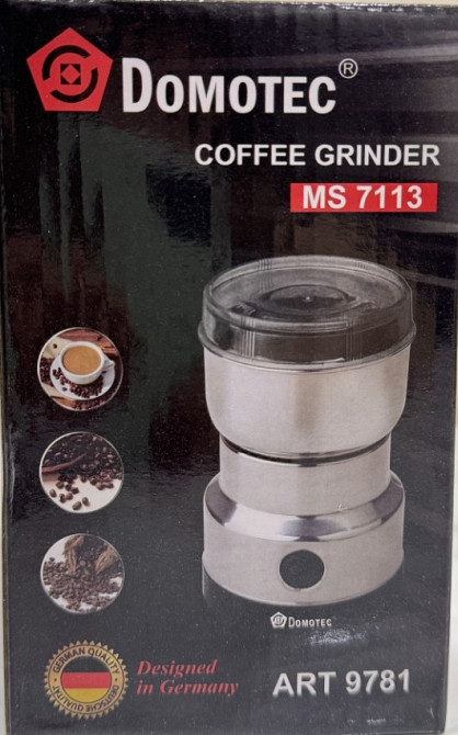 Кофемолка Domotec MS 7113 металлическая (300 W) Киев - изображение 1