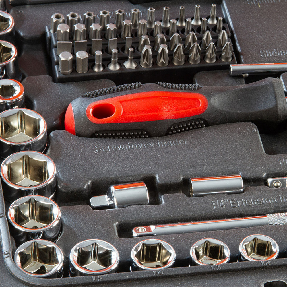 Универсальный набор торцевых головок и гаечных ключей 216 элементов в кейсе Mar-Pol (B58229) Нововолынск - изображение 10