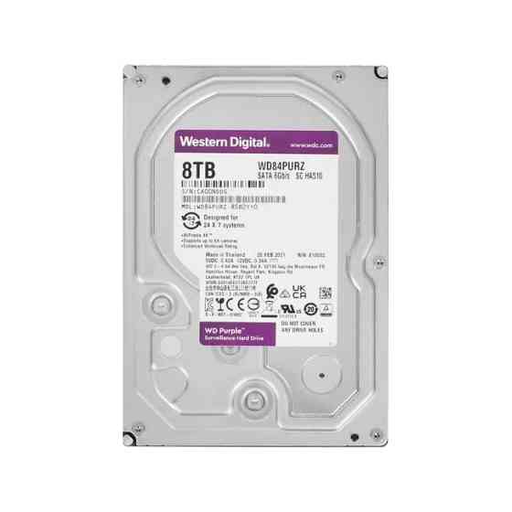 Жорсткий диск Western Digital Purple 8TB 5400rpm 256MB WD85PURZ 6Gb/s Київ