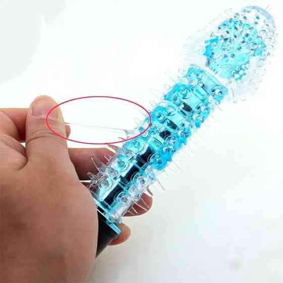 Гелевий вібратор із шипами рожевий Вінниця