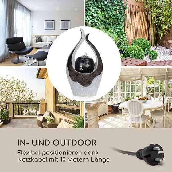 Садовый фонтан Noblino 7W Светодиодное освещение из полирезины (Германия, читать описание) Ровно