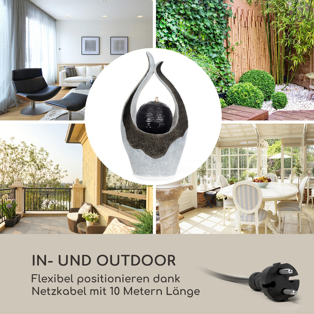 Садовый фонтан Noblino 7W Светодиодное освещение из полирезины (Германия, читать описание) Ровно - изображение 6