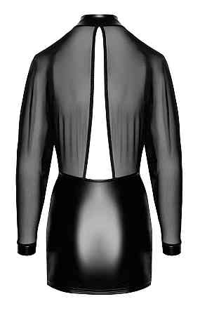 Платье Noir Handmade F348 Powerwetlook and tulle dress - XXL Sex Aura Київ