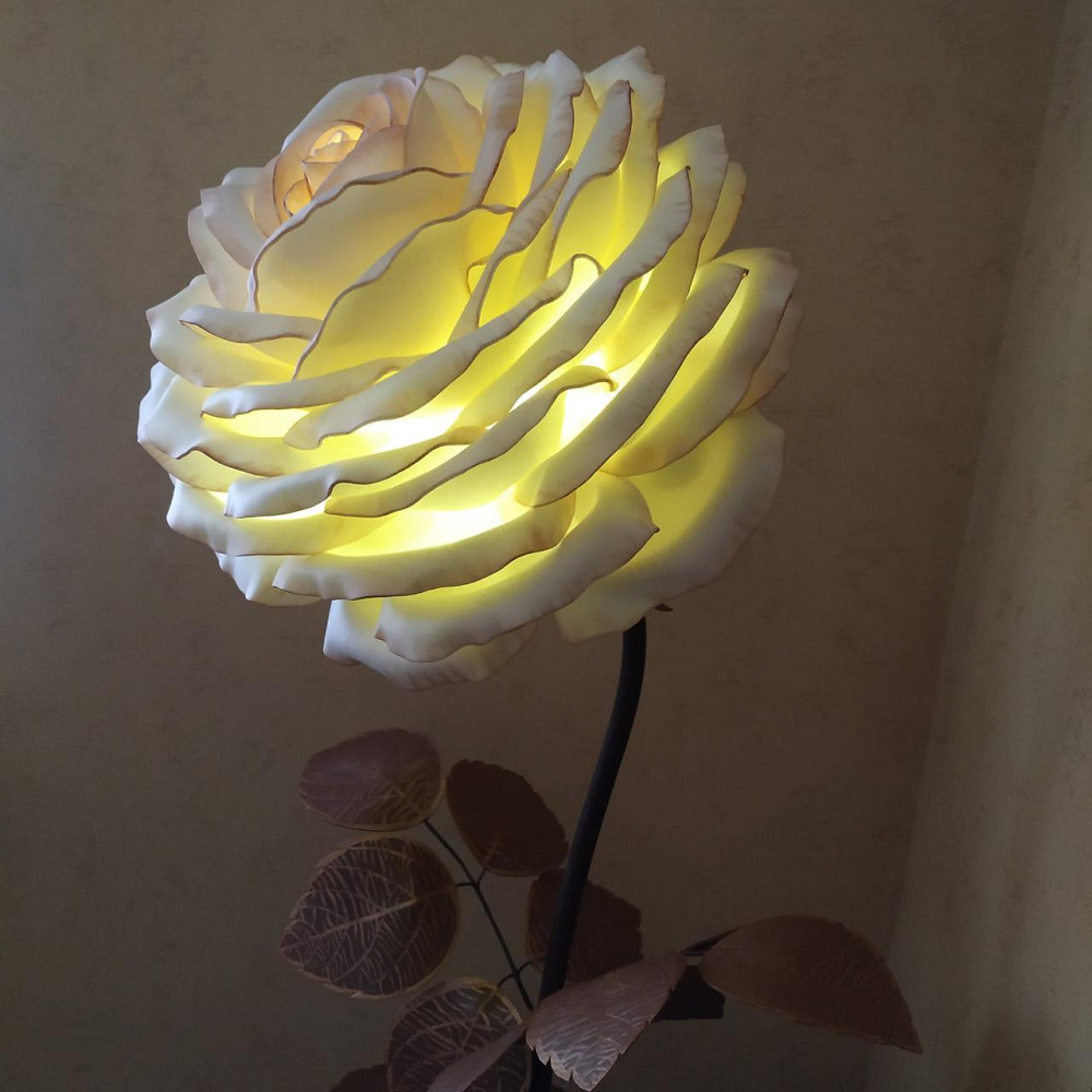 Торшер-нічник "Троянда Мідна красуня" Дніпро - фото 4