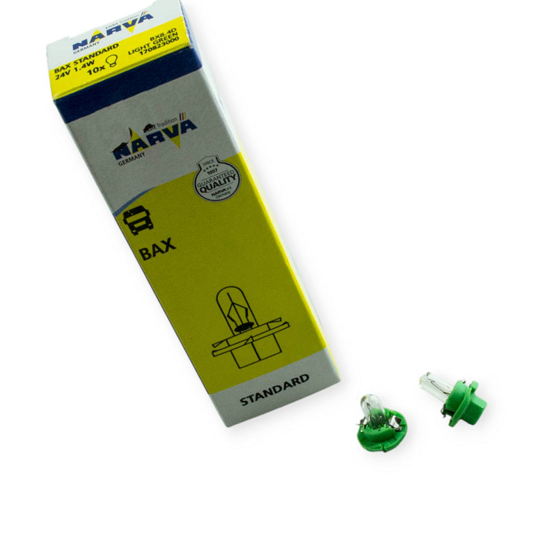 Автолампа 24V 1, 4W Bax8.4d с патроном БЦ Мукачево - изображение 1