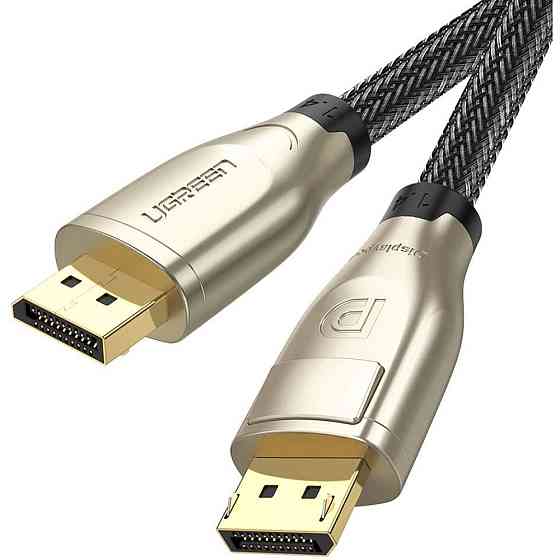 Кабель DisplayPort M - M 3.0 м, V1.4 8K Zinc Alloy Shell DP112 чорний UGREEN Винница