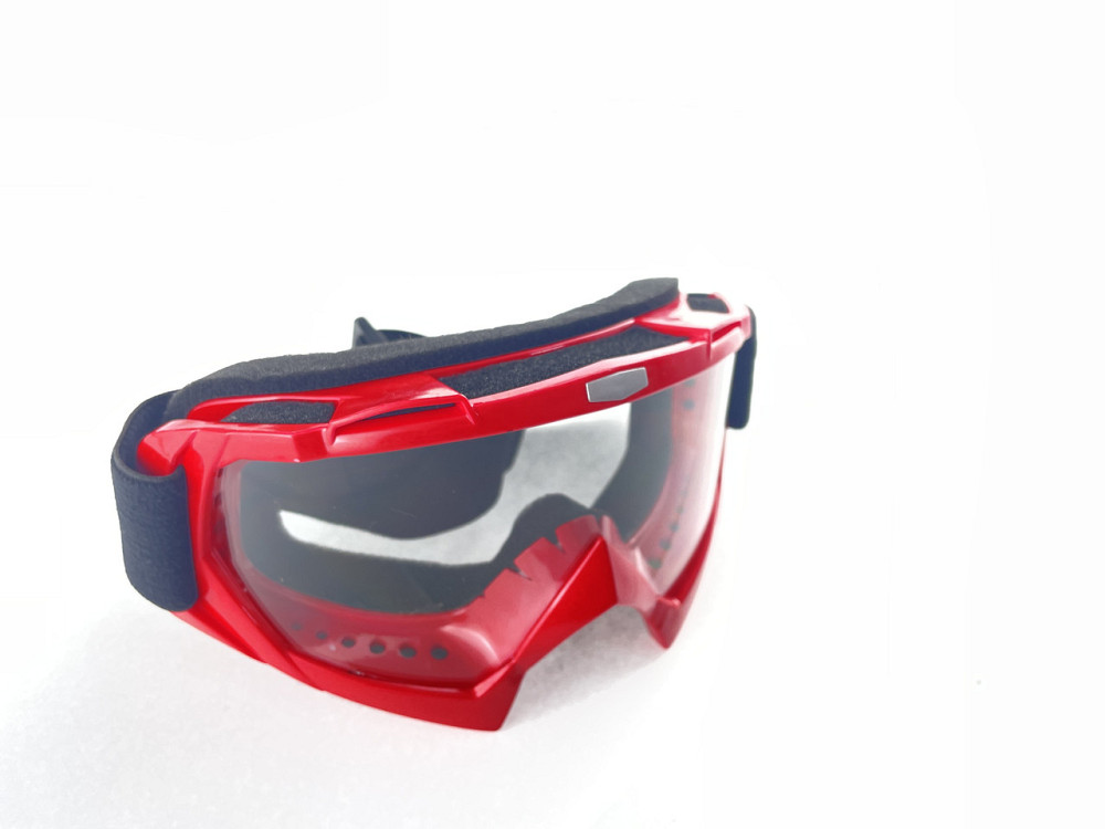 Кросові окуляри (mod:MJ-1015, червоні, прозоре скло) Мукачево - фото 1