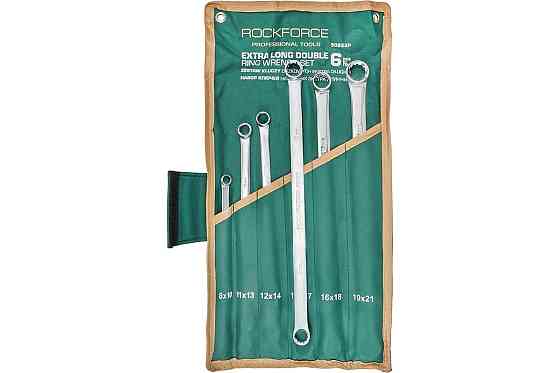 Набор ключей накидных экстра длинных 6пр. (8x10-19x21мм) ROCKFORCE RF-50622P Одесса
