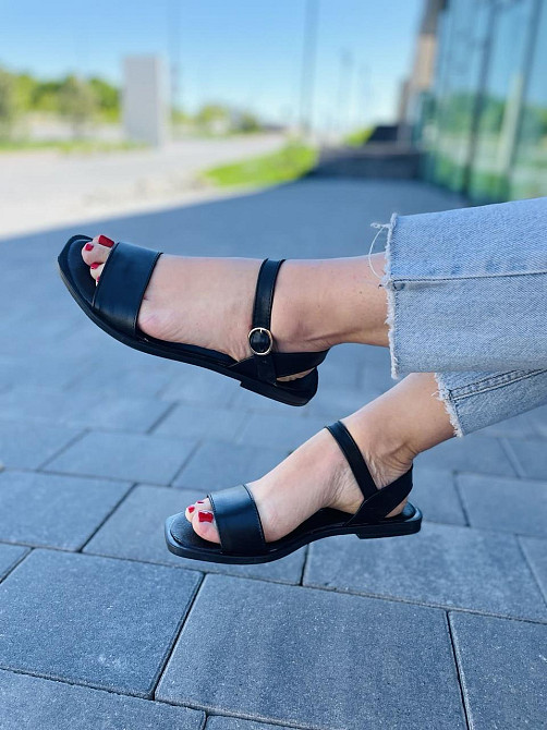 Stella Босоніжки жіночі STELLA 44-71 чорні (літо, шкіра натуральна) (5062) Коломыя - изображение 5