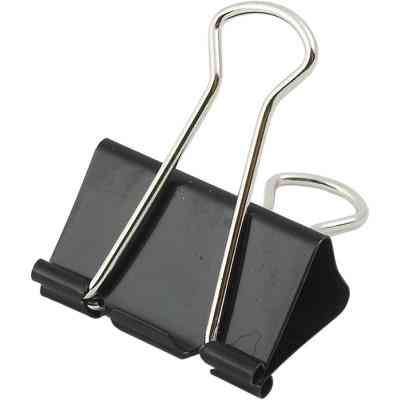 Биндер металлический Buromax 41мм, 12шт, black (BM.5302) Винница