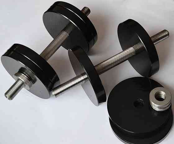 Гантелі набірні 2 по 18 кг Гантелі, гирі, штанги та диски металеві з порошковим фарбуванням Київ