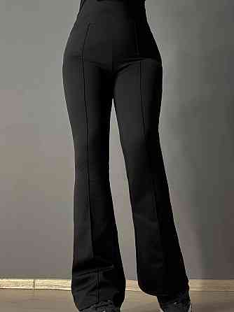 Лосини жіночі A-N 1724 кльош від коліна зі стрілкою чорні, чорний, S Київ