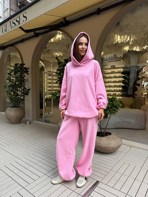 Женский стильный теплый костюм двухсторонний флис-полар Одесса - изображение 3