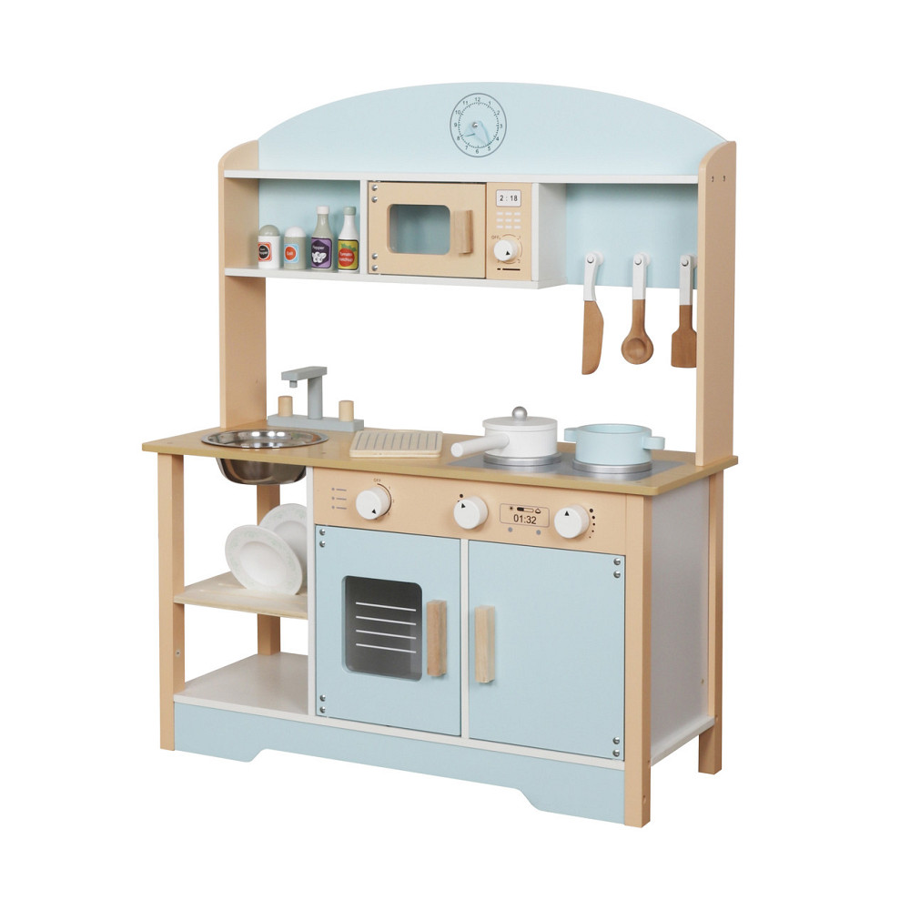 Дитяча дерев'яна ігрова кухня AVKO Парма Blue (40011573) для дітей Київ - фото 3
