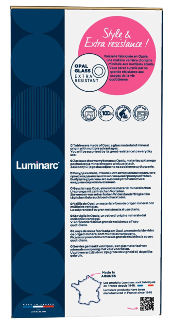Сервіз Luminarc Carine Light Turquoise, 18 предметів (7046523) Київ - фото 3