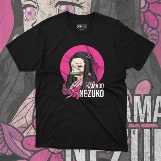 Футболка для подростка мальчика с принтом Клинок, рассекающий демонов Незуко Размер 160 Anime10346 Днепр