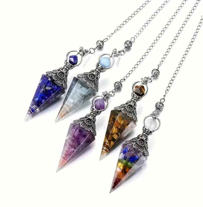 Маятник Аквамарин для балансировки энергии – биолокационный маятник (6,4 см) Киев - изображение 2