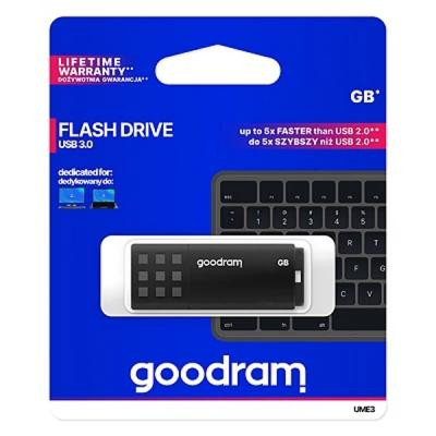USB флеш накопичувач Goodram 16GB UME3 Black USB 3.0 (UME3-0160K0R11) Вінниця - фото 4