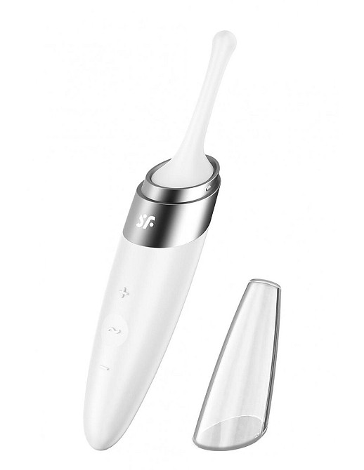 Вібратор для клітора Satisfyer Twirling Delight White Sex Aura Київ - фото 1