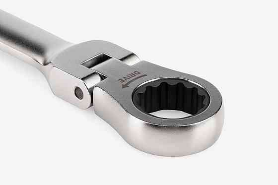 Набір ключів накидних екстра довгих тріскачкових, з шарнірами 6пр.(8х9, 10х11, 12х13, 14х15, 16х18, 17х19мм), на пласт тримачі Одеса