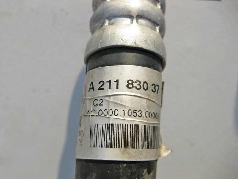 Mercedes-Benz  A2118303715 Трубка кондиціонера від колісної арки до компресора для двигуна M273 V8 5.5л E-Class W211 S211 CLS C219 Одесса - изображение 5