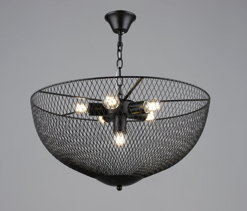 SIRIUS Люстра підвісна в стилі лофт металева Sirius B S2474/6 BK чорна Коломыя - изображение 1