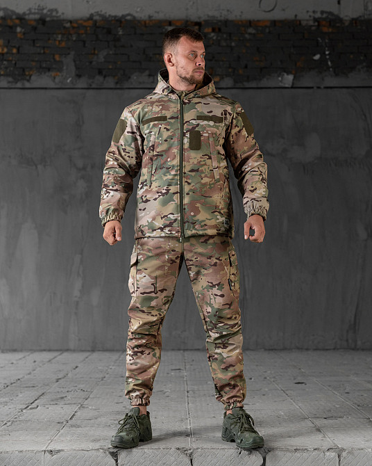 Костюм тактический мужской теплый зимний мультикам омни хит 46-54 штаны куртка 762 Одесса - изображение 9