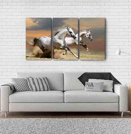 Модульна картина Природа Коні Аrt-81_3А Київ