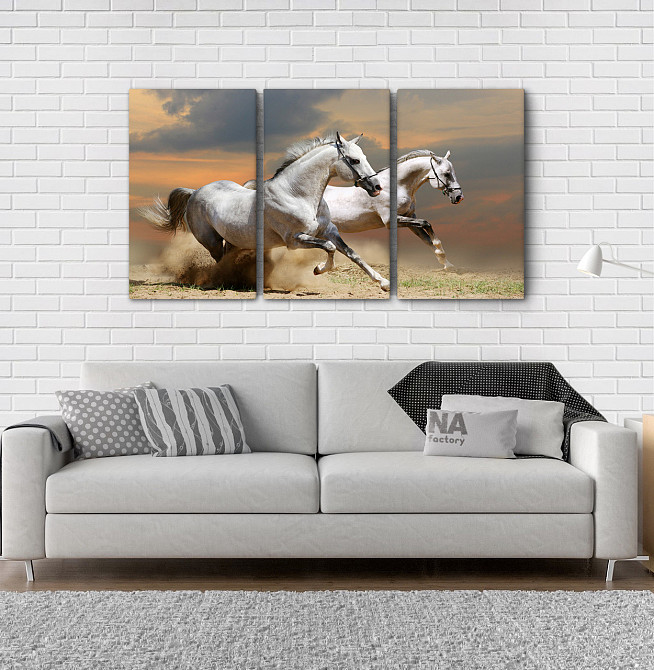 Модульна картина Природа Коні Аrt-81_3А Київ - фото 2