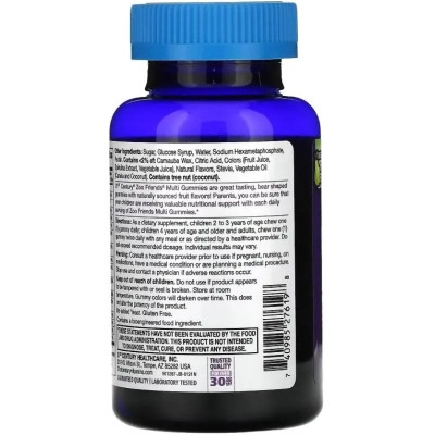 Витаминно-минеральный комплекс 21st Century Мультивитамины для детей, вкус фруктов, Zoo Friends Multi, 60 же (CEN-27619) Вінниця - фото 3