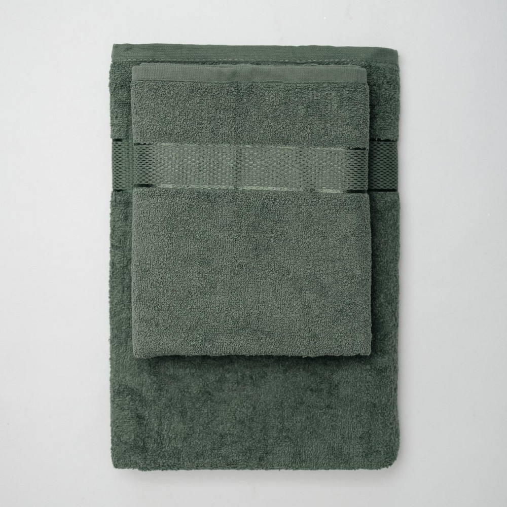 Набір Махрових рушників , Махра,Зелений, 50/90 та 70/140, Київ - фото 1