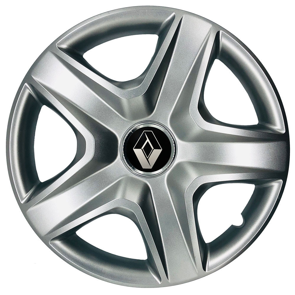 Автомобільні модельні ковпаки R16 Renault 418 4шт, SJS, сріблясті Київ - фото 1