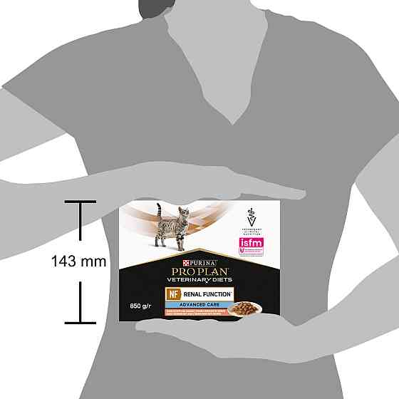 Вологий дієтичний корм PRO PLAN VETERINARY DIETS NF Renal Function Advanced Care для дорослих котів при патології нирок, з лососем, 10х85 г Київ