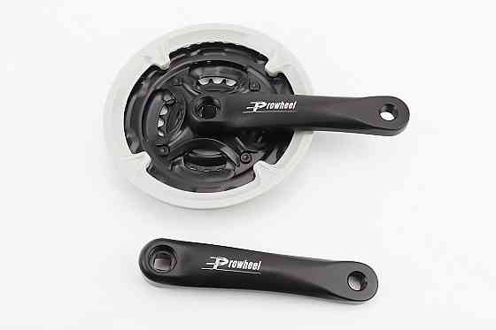 Шатуни "квадрат" 152мм, 42.34.24T MTB, алюмінієві, чорно-сірий MA-AC49 Київ