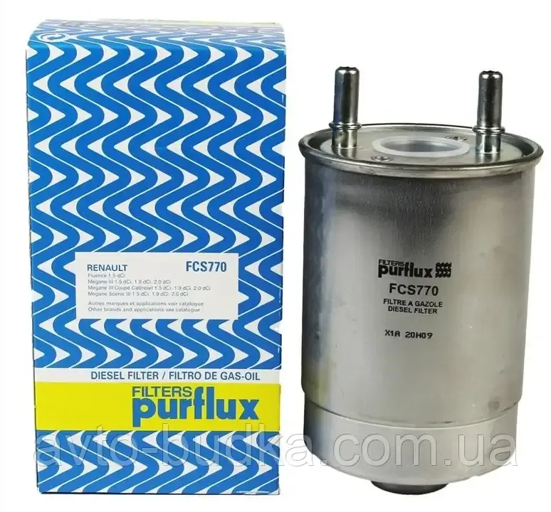 Фільтр паливний на Renault Laguna III 2007-2015 двигун 2.0dci; Purflux FCS770 Новий Розділ - фото 1