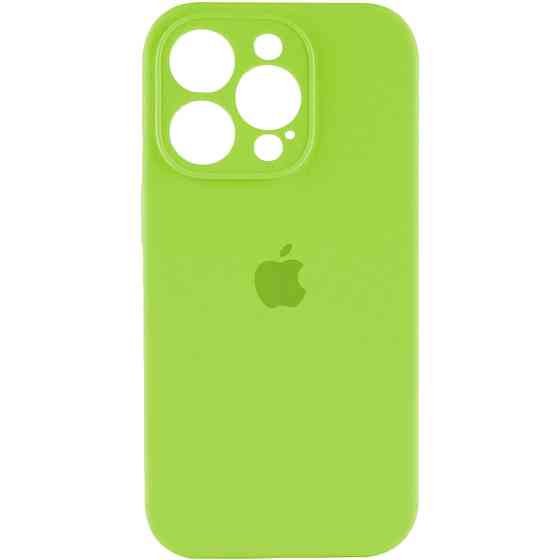 Чохол для смартфона Silicone Full Case AA Camera Protect for Apple iPhone 15 Pro Max 24,Shiny Green Київ