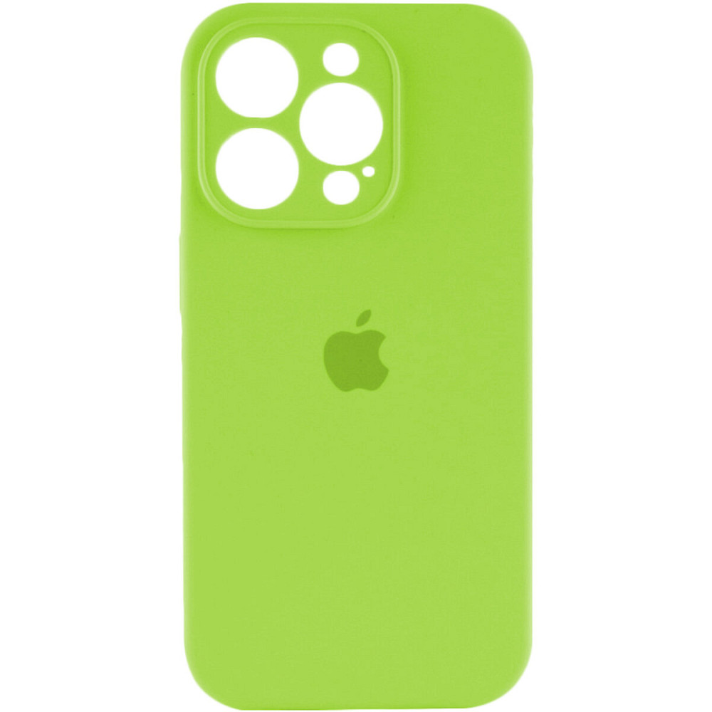 Чохол для смартфона Silicone Full Case AA Camera Protect for Apple iPhone 15 Pro Max 24,Shiny Green Киев - изображение 1