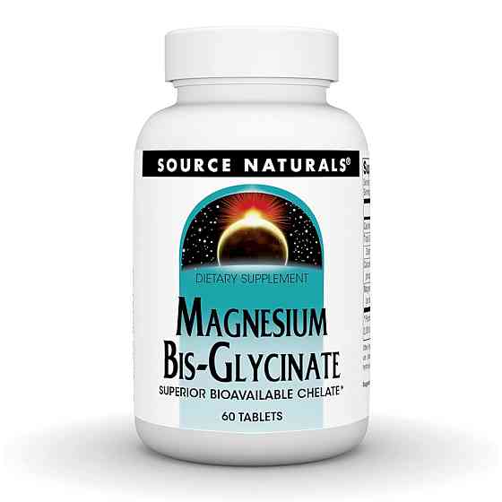 Магний бисглицинат Source Naturals Magnesium BisGlycinate 60 таб Киев
