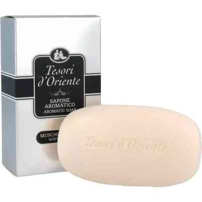 Тверде мило Tesori d'Oriente Білий мускус Парфумоване 125 г (8008970055169) Вінниця