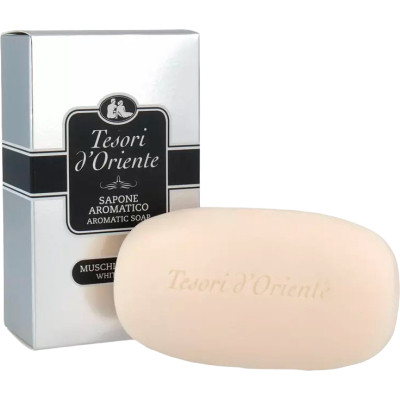 Тверде мило Tesori d'Oriente Білий мускус Парфумоване 125 г (8008970055169) Вінниця - фото 1