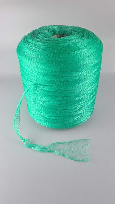 Сетка овощная зелёная *2000 м (ячейка 7мм, рукав максрастяжка 24см, бабинаширина 35см) (1 рул) Харьков - изображение 1