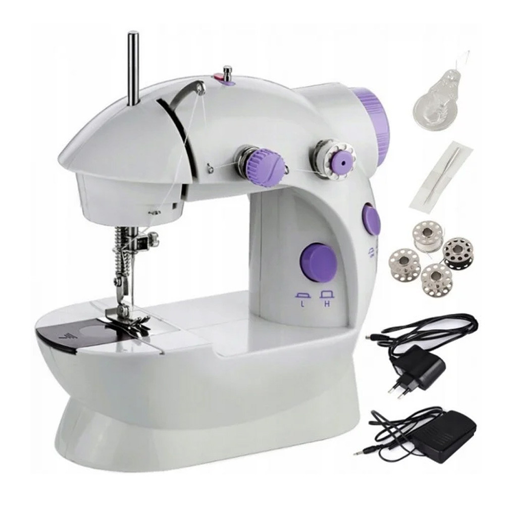 Портативна швейна машинка зі столом Mini Sewing SM202A SBR Київ - фото 1
