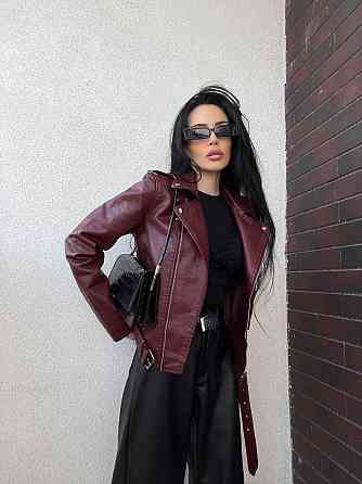 Куртка косуха жіноча Бордовий L Харків