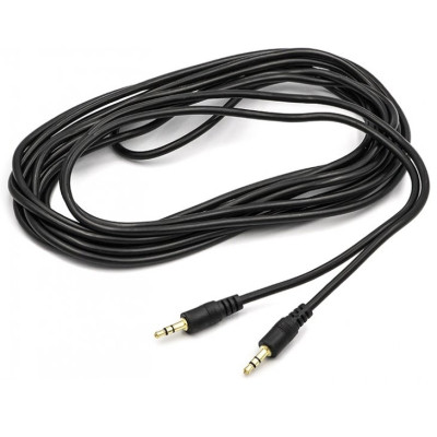 Кабель мультимедійний 3.5 mm M-M, 5m PowerPlant (CA911066) Вінниця - фото 1