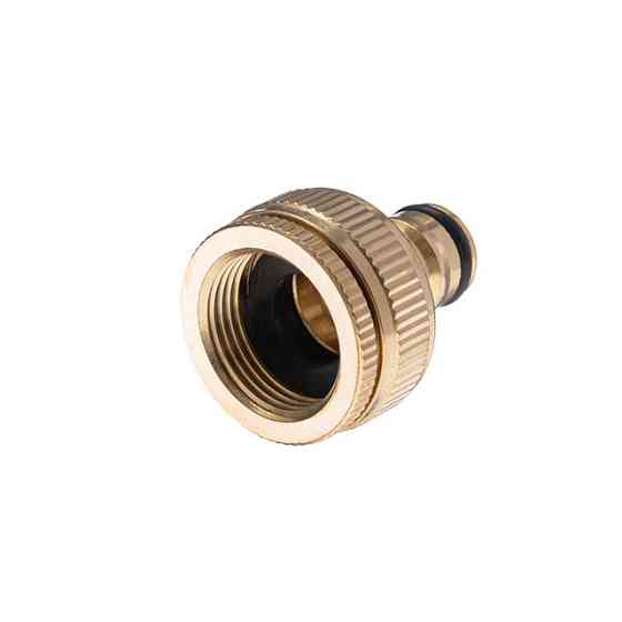 Адаптер латунний для з'єднувача 1/2" з внутрішньою різьбою 3/4" та 1", STORM INTERTOOL GE-1211 Київ