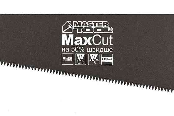 MASTERTOOL Ножівка столярна MASTERTOOL 7TPI MAX CUT тефлонове покриття 400 мм загартований зуб Коломия