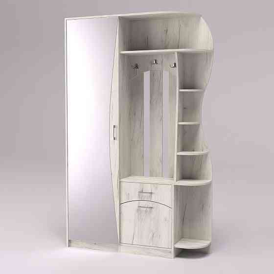 Прихожая Соло-9, Дуб Крафт Білий, 1300/400/2100 Львов